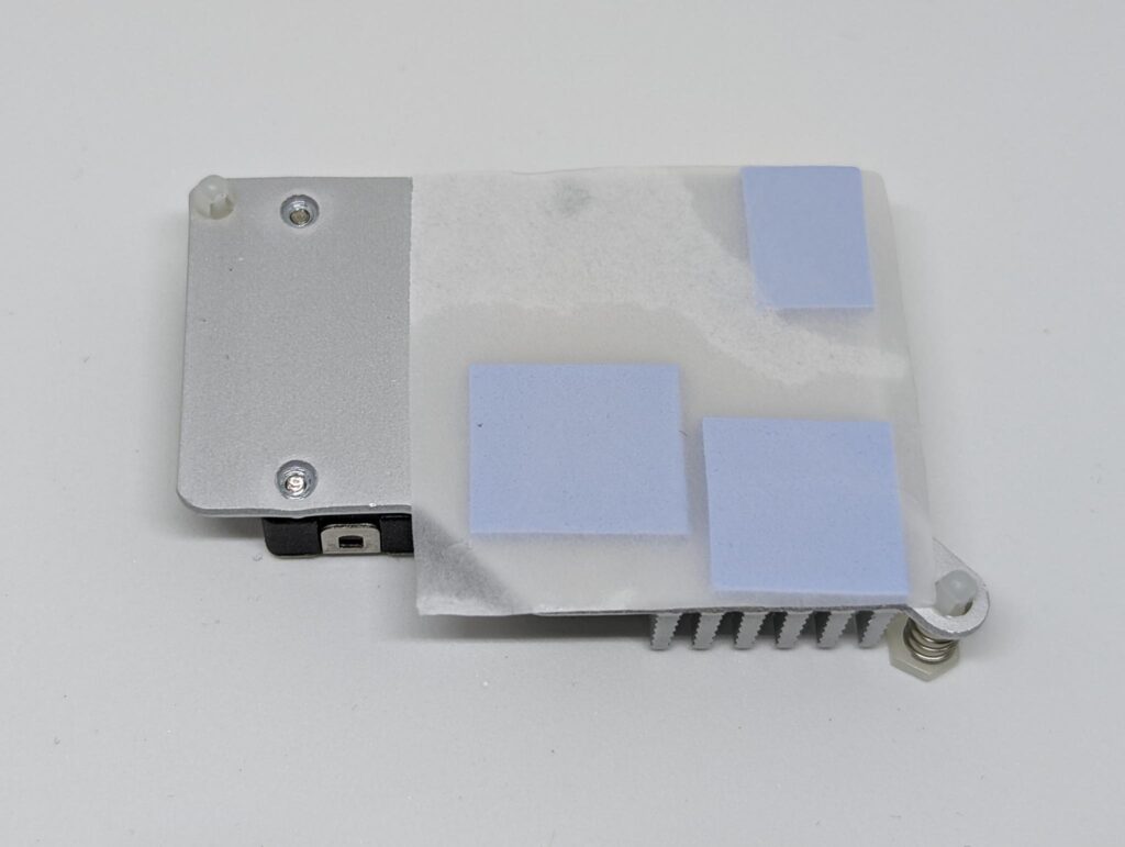 Raspberry Pi 5 offizieller Kühlkörper Unterseite